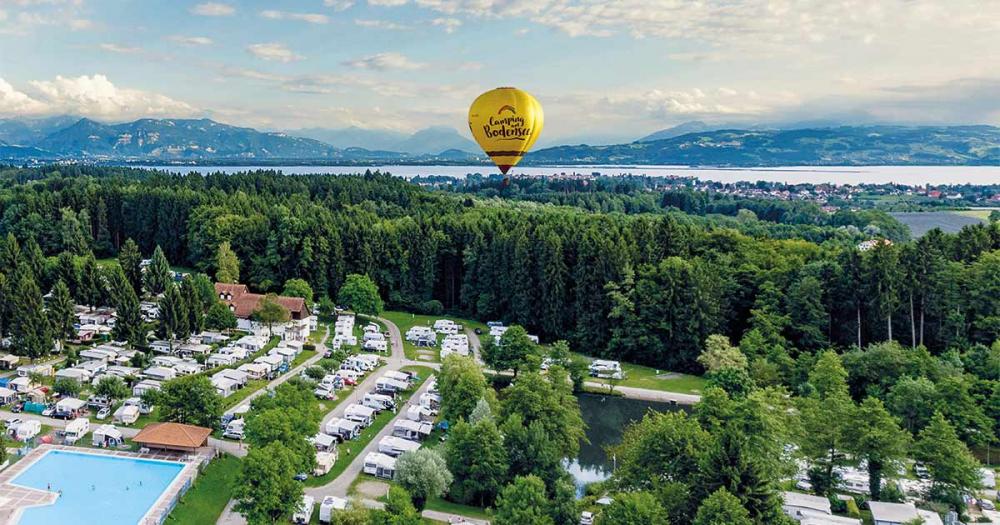 5-Sterne-Camping inmitten der wunderschönen Vierländerregion Bodensee