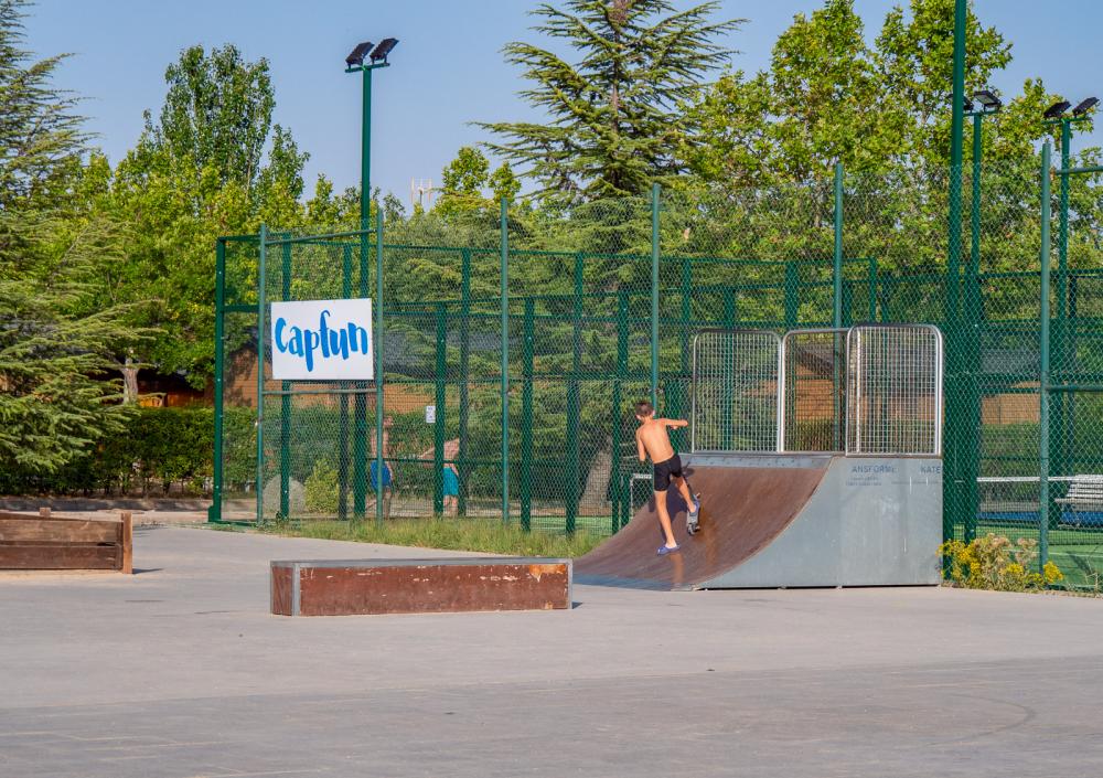 Camping-Capfun El Escorial Autonome Gemeinschaft Madrid Skater-Park